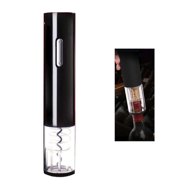 Electric Wine Opener Corkscrew Automatic Wine Bottle Opener Kit Cordless With Foil Cutter And Vacuum Stopper Kitchen Tools